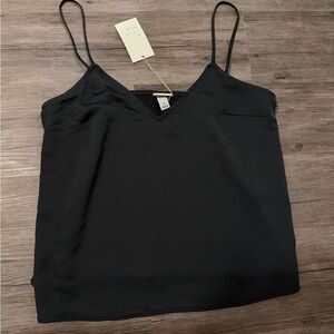 a new day Black Camisole with Spaghetti Straps